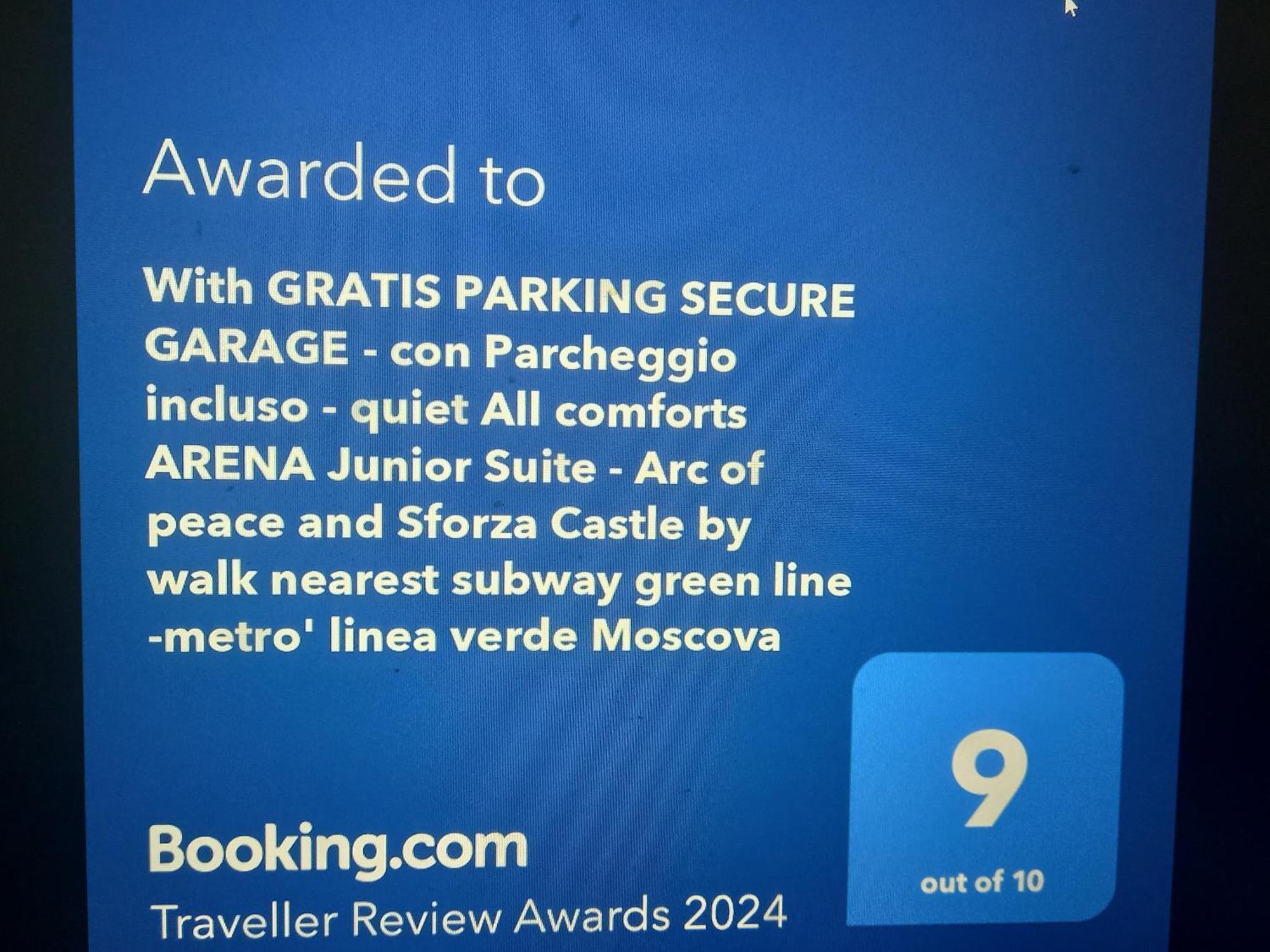 Arena Suite All Comforts - With Free Parking Garage Per Qualified Rate - Con Parcheggio Incluso Per Le Tariffe Qualificanti - Metro Verde Greenline Moscova Milano Exteriör bild